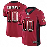 Nike 49ers 10 Jimmy Garoppolo Red Drift Fashion Limited Jersey Woerma,baseball caps,new era cap wholesale,wholesale hats